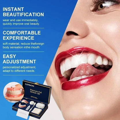 🌎Ends Today: 80% OFF!⏰KLENIMORE™ Custom-Fit Smile Support Kit — Strong Suction Feel & Natural-Looking Fit